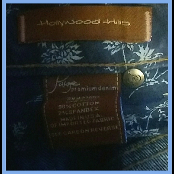 PAIGE LIKE NEW HIDDEN HILLS BOOTCUT JEANS-SIZE 29 - Picture 4 of 4